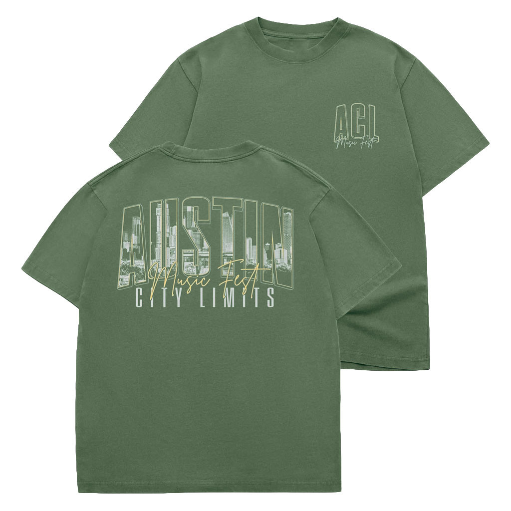 ACL Festival Merch 2026 Skyline T-Shirt ACL Music Fest Clothing Gift For Music Lovers