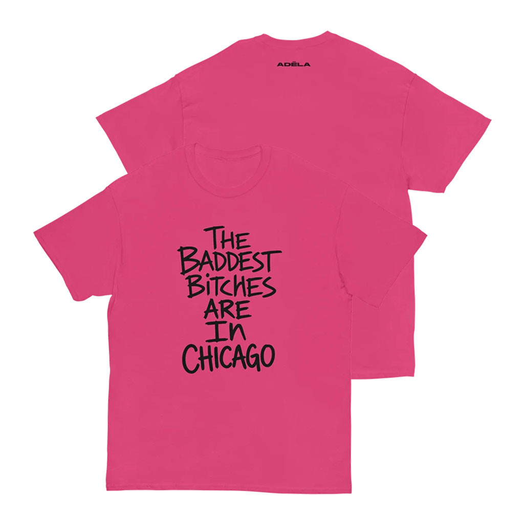 Adela Merch 2026 Baddest Bitches Chicago T-Shirt Present For Music Lovers - Kdjoy