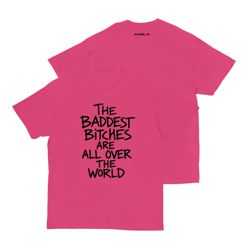 Adela Merch 2026 Baddest Bitches T-Shirt Adela Shirt Best Gift For Music Lovers - Kdjoy