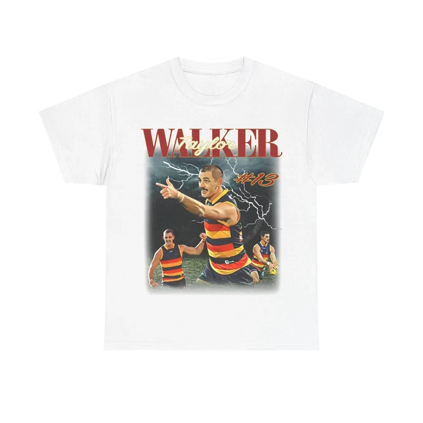 Adelaide Crows Taylor Walker White T-Shirt Presents For Football Fans - Kdjoy