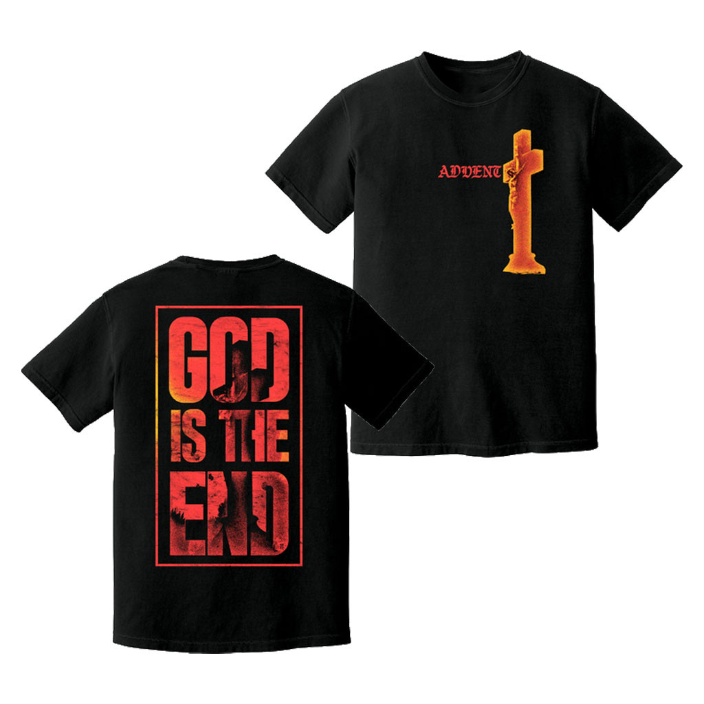 Advent Merch 2026 God Is The End Black T-Shirt Presents For Music Lovers - Kdjoy Advent Merch 2026 God Is The End Black T-Shirt Presents For Music Lovers - Kdjoy