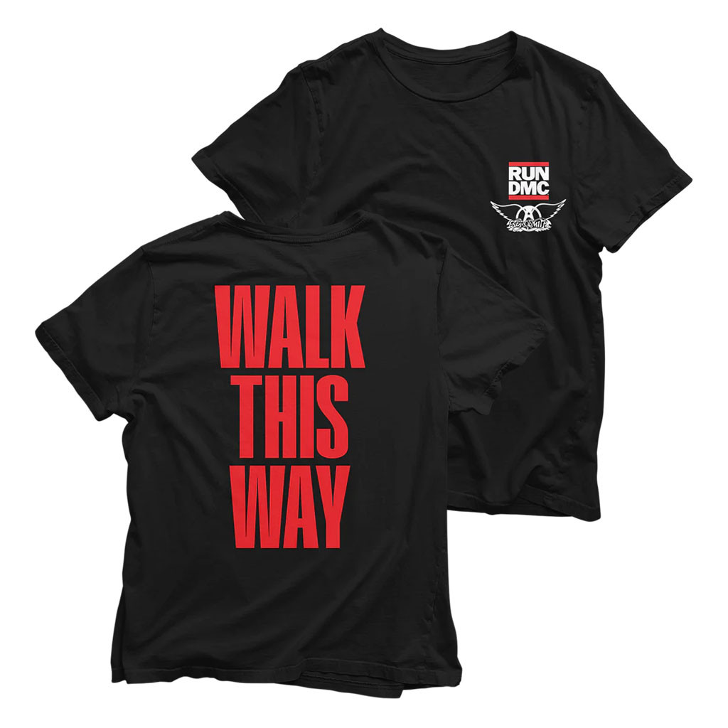 Aerosmith Merch 2026 Aerosmith X RUN DMC Walk This Way Logo T-Shirt Gift For Music Fans - Kdjoy Aerosmith Merch 2026 Aerosmith X RUN DMC Walk This Way Logo T-Shirt Gift For Music Fans - Kdjoy