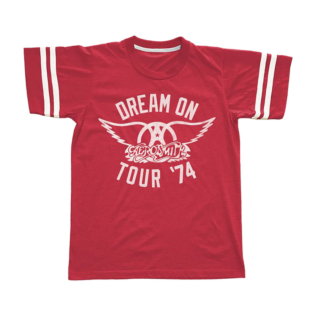 Aerosmith Merch 2026 Dream On Tour '74 Retro T-Shirt Gift Ideas For Rock Lovers - Kdjoy