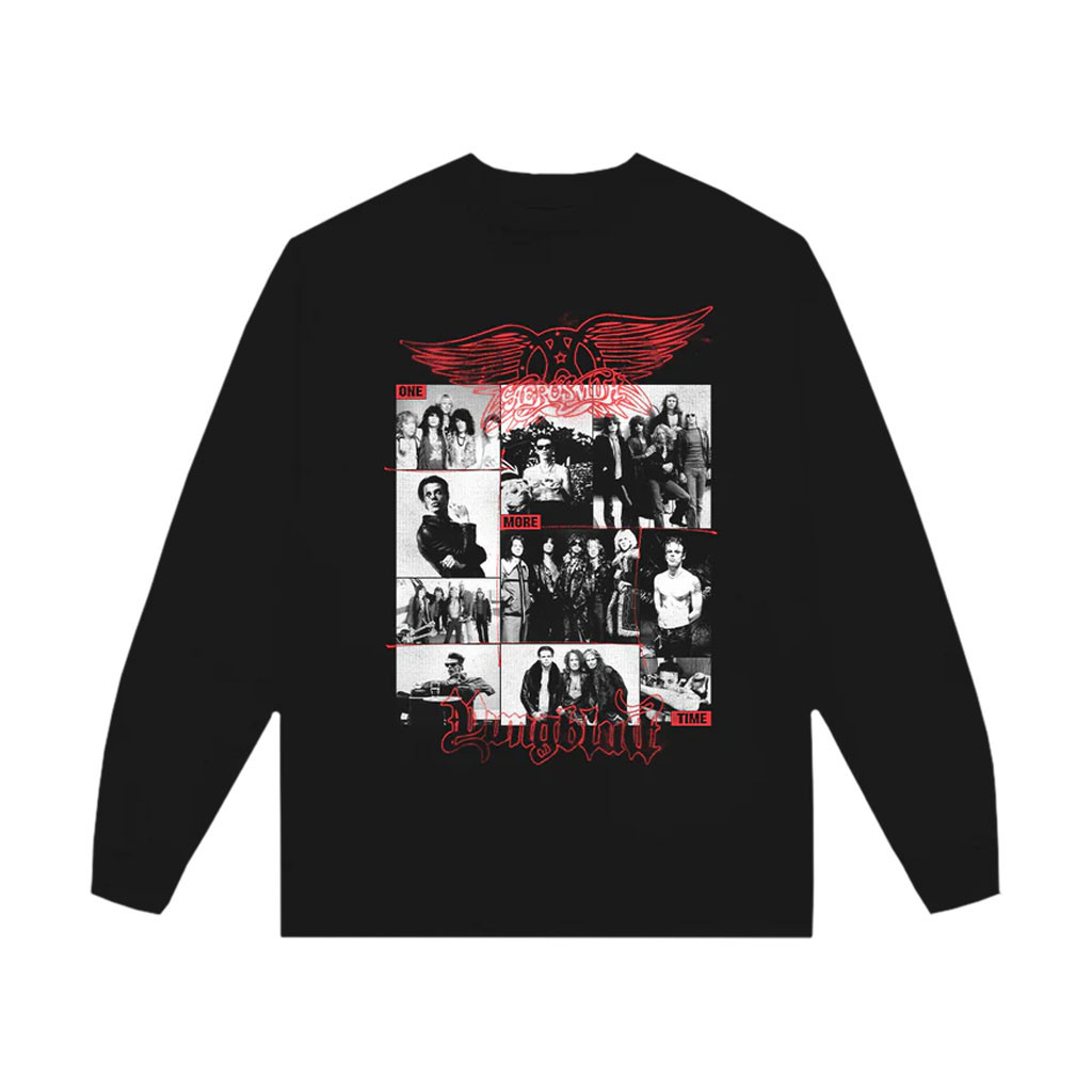 Aerosmith Merch 2026 One More Time Collage Long Sleeve Shirt Present For Rock Band Fans - Kdjoy Aerosmith Merch 2026 One More Time Collage Long Sleeve Shirt Present For Rock Band Fans - Kdjoy