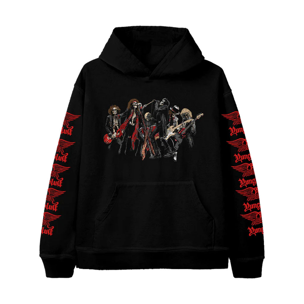 Aerosmith Merch 2026 One More Time Skeleton Hoodie Gifts For A Rock Music Lover - Kdjoy Aerosmith Merch 2026 One More Time Skeleton Hoodie Gifts For A Rock Music Lover - Kdjoy