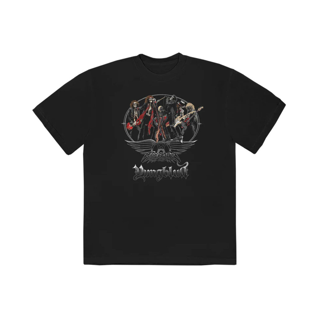 Aerosmith Merch 2026 One More Time Skeleton T-Shirt Best Gift For Rock Fans - Kdjoy