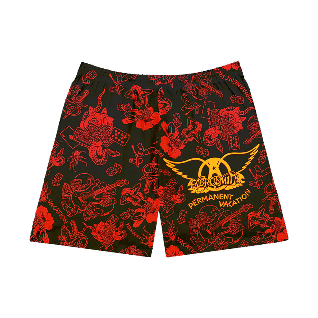 Aerosmith Merch 2026 Permanent Vacation Shorts Music Lover Gift Ideas For Him - Kdjoy Aerosmith Merch 2026 Permanent Vacation Shorts Music Lover Gift Ideas For Him - Kdjoy