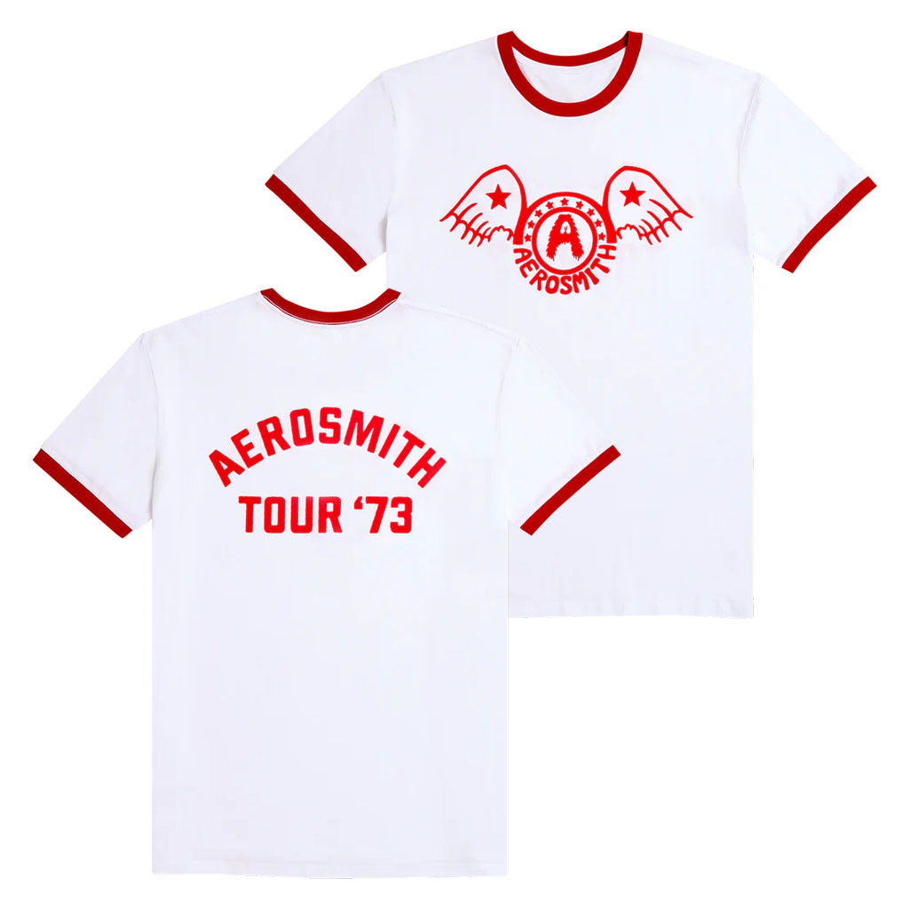 Aerosmith Merch 2026 The Legendary Debut Ringer T-Shirt Cool Gifts For Rock Lovers - Kdjoy