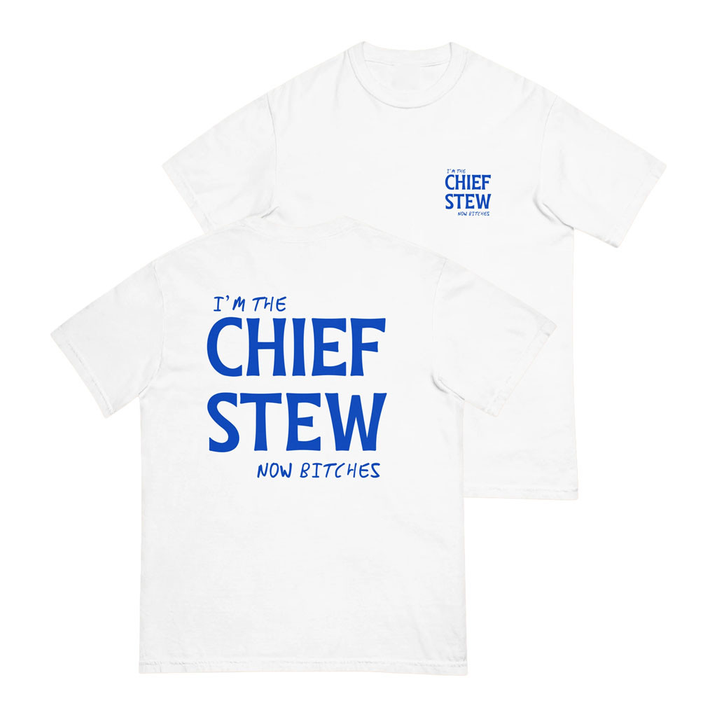 Aesha's Merch 2026 I'm The Chief Now Btches T-Shirt White Aesha Scott Merch Funny Gifts - Kdjoy