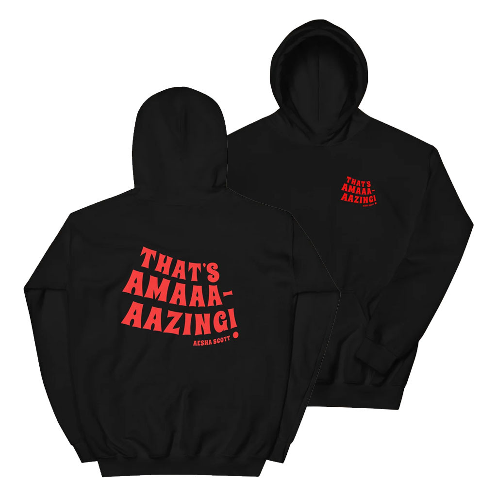 Aesha's Merch 2026 That's Amaaaazing Bold Edition Hoodie Aesha Scott Merch Gift For Sisters - Kdjoy