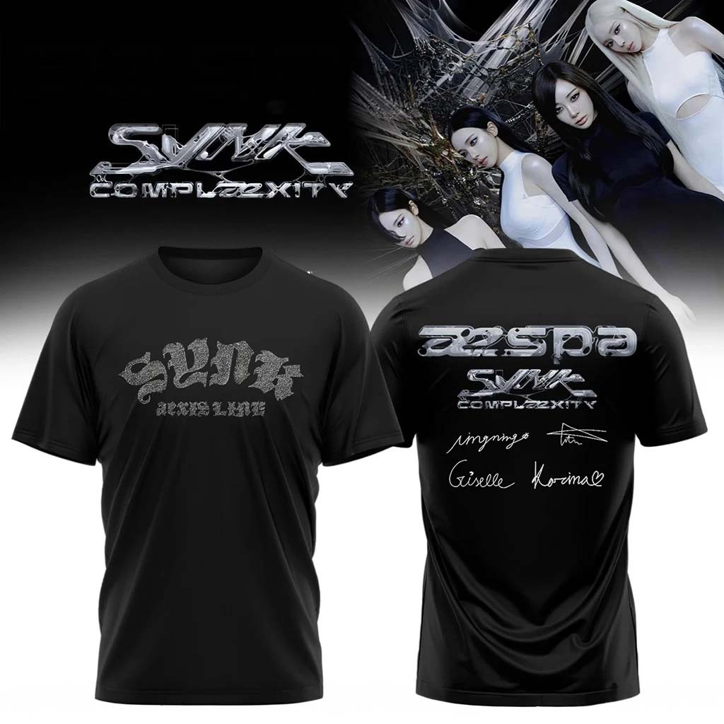 Aespa Synk Complaexity 2026 27 Live Tour T-Shirt Aespa Merch Birthday Gift For BFF Aespa Synk Complaexity 2026 27 Live Tour T-Shirt Aespa Merch Birthday Gift For BFF