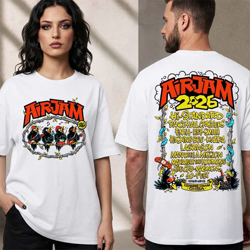 Air Jam 2026 Joel Lineup On November 7 2026 T-Shirt Air Jam Merch Gifts For Fans