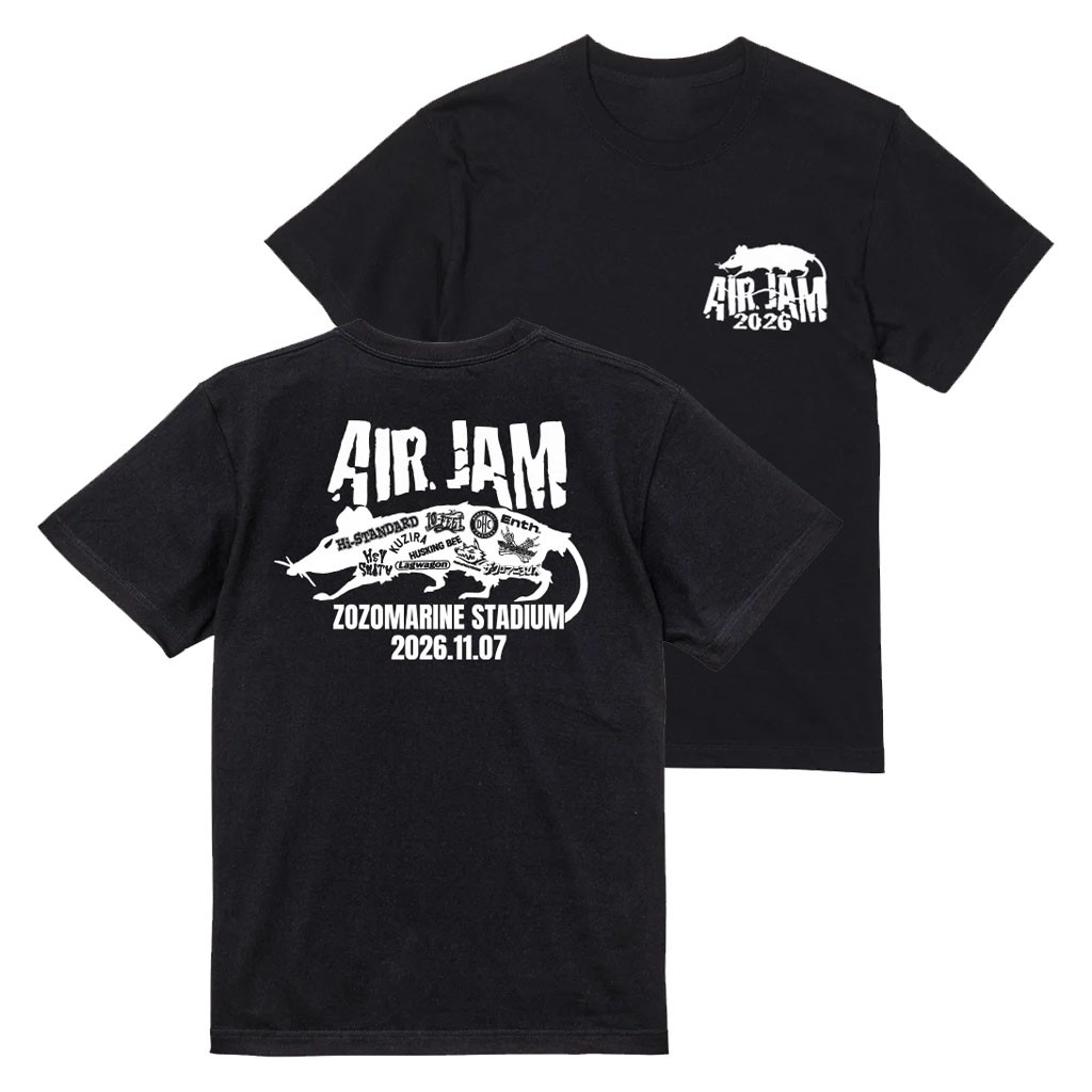Air Jam Merch 2026 Rat Logo T-Shirt Black Hi-Standard Merch Present For Punk Rock Fans - Kdjoy