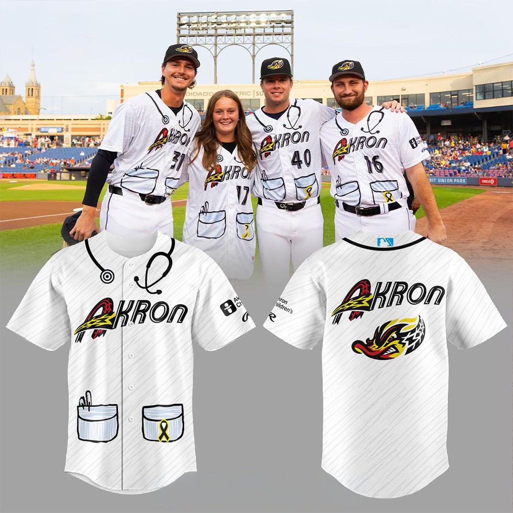 Akron RubberDucks Family Center Commemorative 2026 Jersey RubberDucks Merch Gift For Fans