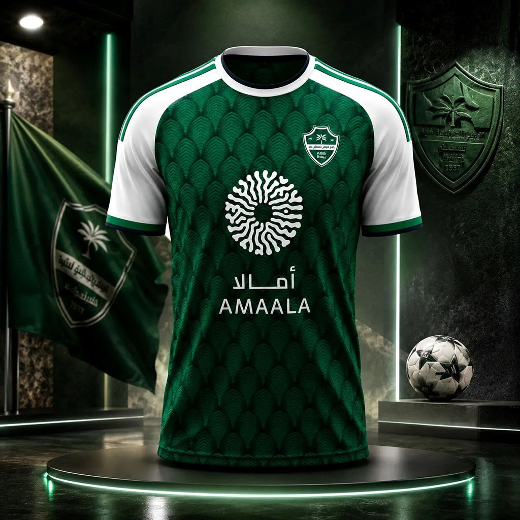 Al Ahli Saudi 2026 27 Home Kit Jersey Al Ahli Saudi FC Merch Gift For Husband - Kdjoy