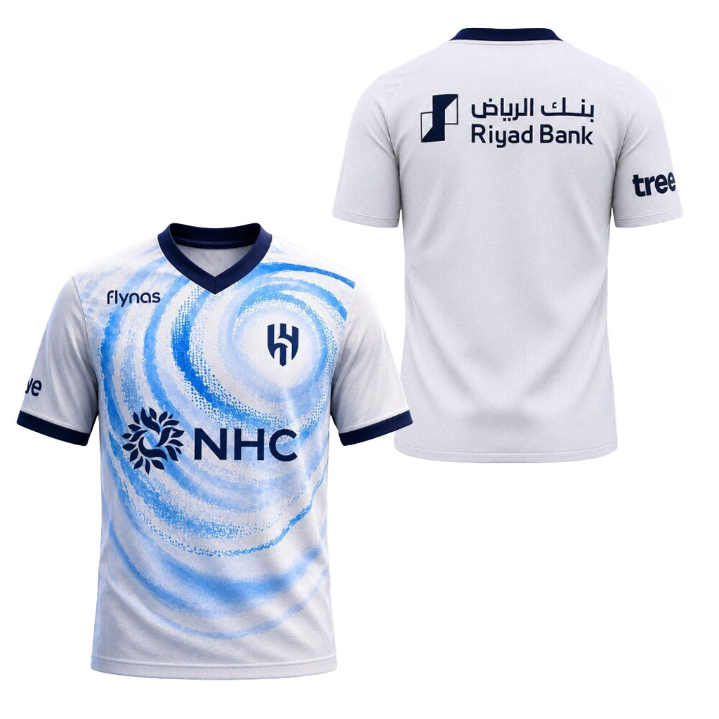 Al-Hilal Away Jersey Shirt 2026 27 Al Hilal Saudi Club Merch Gift For Soccer Fans - Kdjoy Al-Hilal Away Jersey Shirt 2026 27 Al Hilal Saudi Club Merch Gift For Soccer Fans - Kdjoy