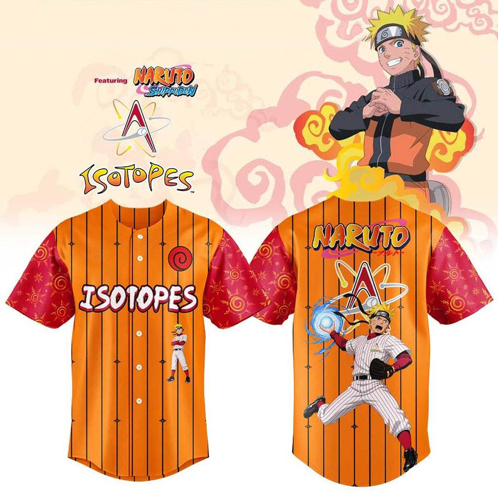 Albuquerque Isotopes X Naruto Anime Night Baseball Jersey Isotopes Merch Anime Lover Gifts - Kdjoy Albuquerque Isotopes X Naruto Anime Night Baseball Jersey Isotopes Merch Anime Lover Gifts - Kdjoy