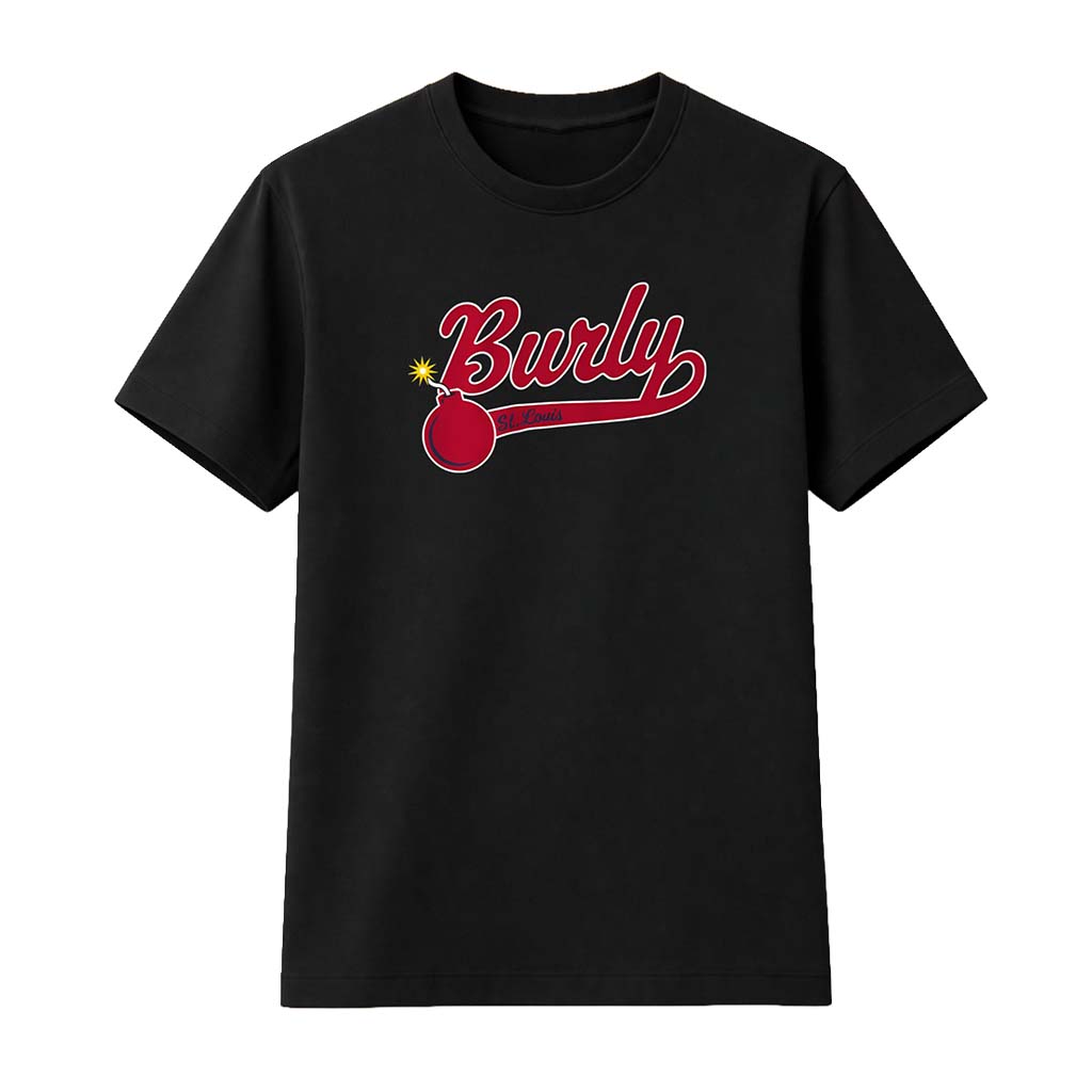 Alec Burleson Burly Bomb Shirt St Louis Cardinals Merch Best Gifts For Baseball Fans - Kdjoy