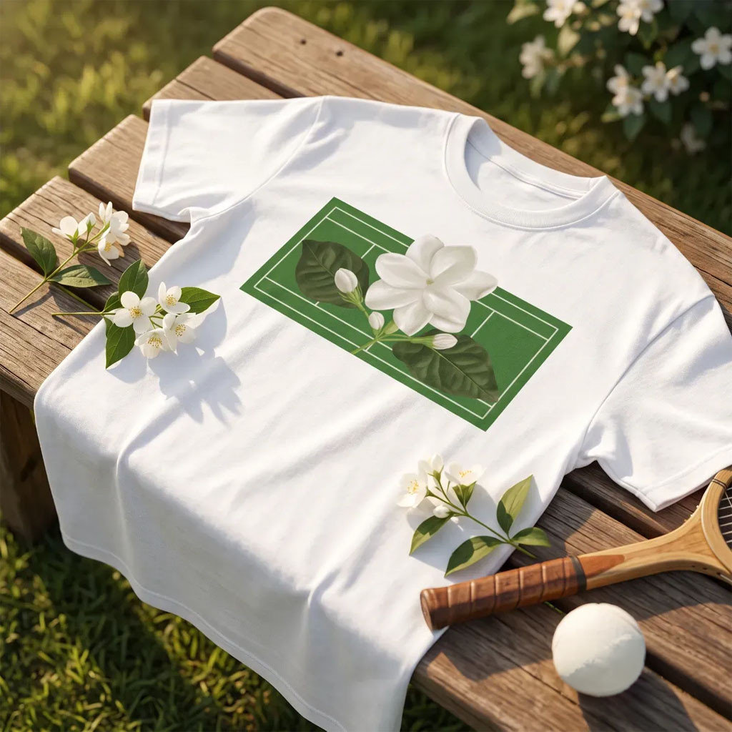 Alex Eala Merch 2026 Alex Eala Sampaguita Flower Bloom Tennis Graphic Shirt White Gift For Fans Alex Eala Merch 2026 Alex Eala Sampaguita Flower Bloom Tennis Graphic Shirt White Gift For Fans