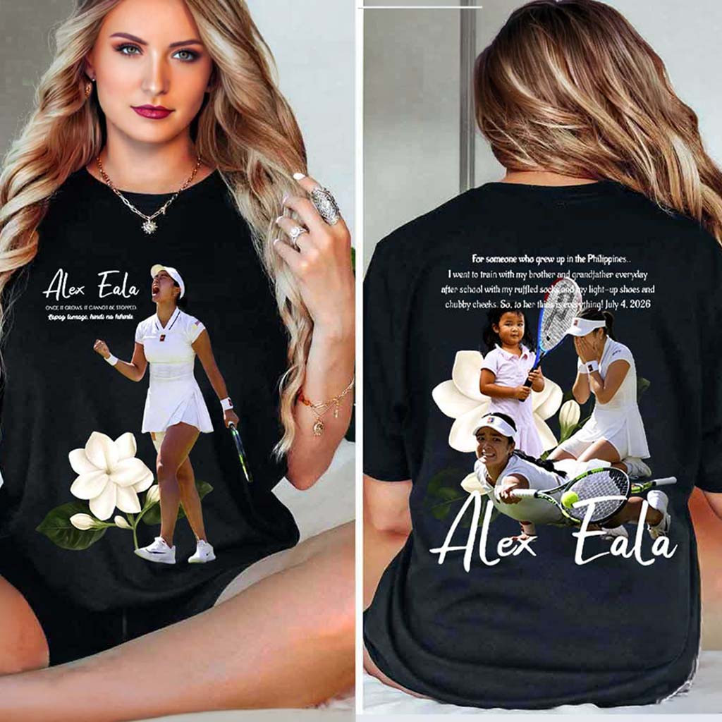 Alex Eala Vintage Filipino Tennis Champion Graphic T-Shirt Alex Eala Merch 2026 Tennis Fan Gift