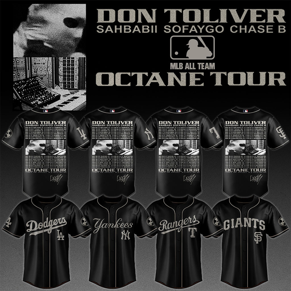 All Baseball Team X Don Toliver Octane Tour Jersey Don Toliver Merch Octane 2026 Signed - Kdjoy