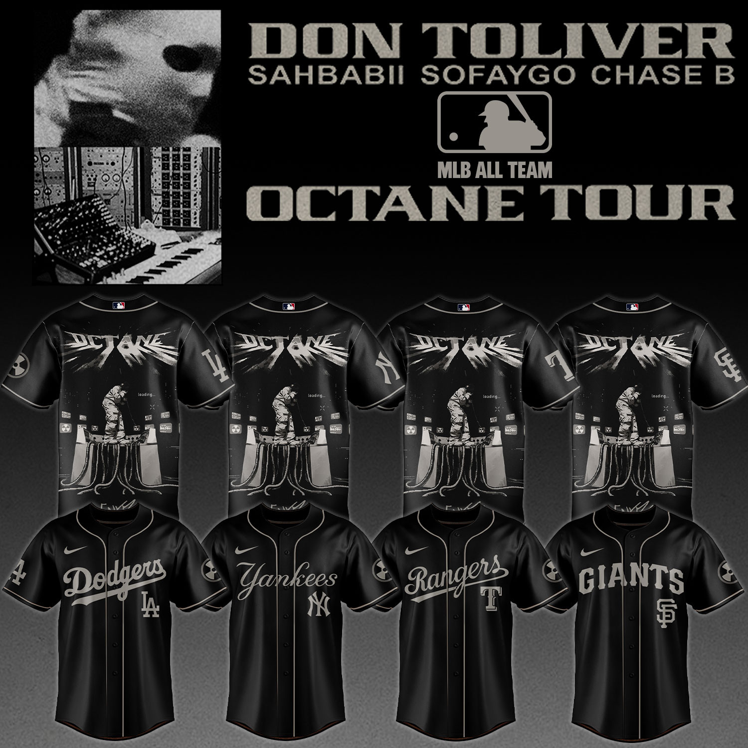 All Baseball Team X Don Toliver Octane Tour Jersey Don Toliver Merch Present For Fans - Kdjoy