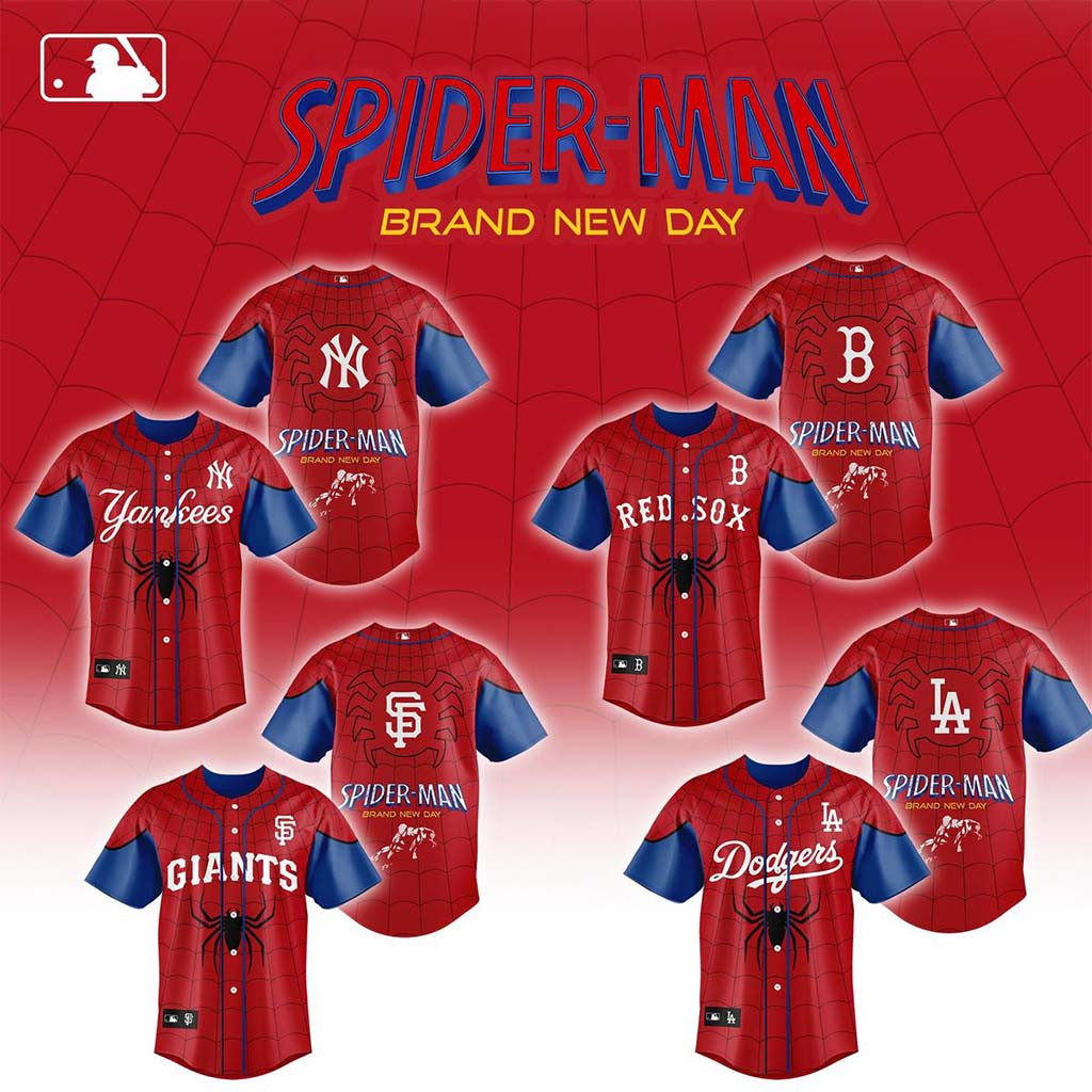 All Baseball Team X Spider-Man Brand New Day 2026 Jersey Superhero Lover Outfits Game Day Gifts - Kdjoy All Baseball Team X Spider-Man Brand New Day 2026 Jersey Superhero Lover Outfits Game Day Gifts - Kdjoy