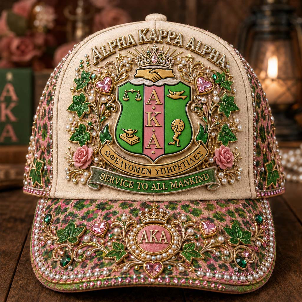 Alpha Kappa Alpha Service To All Mankind Hat Alpha Kappa Alpha Merch Gifts For Her - Kdjoy