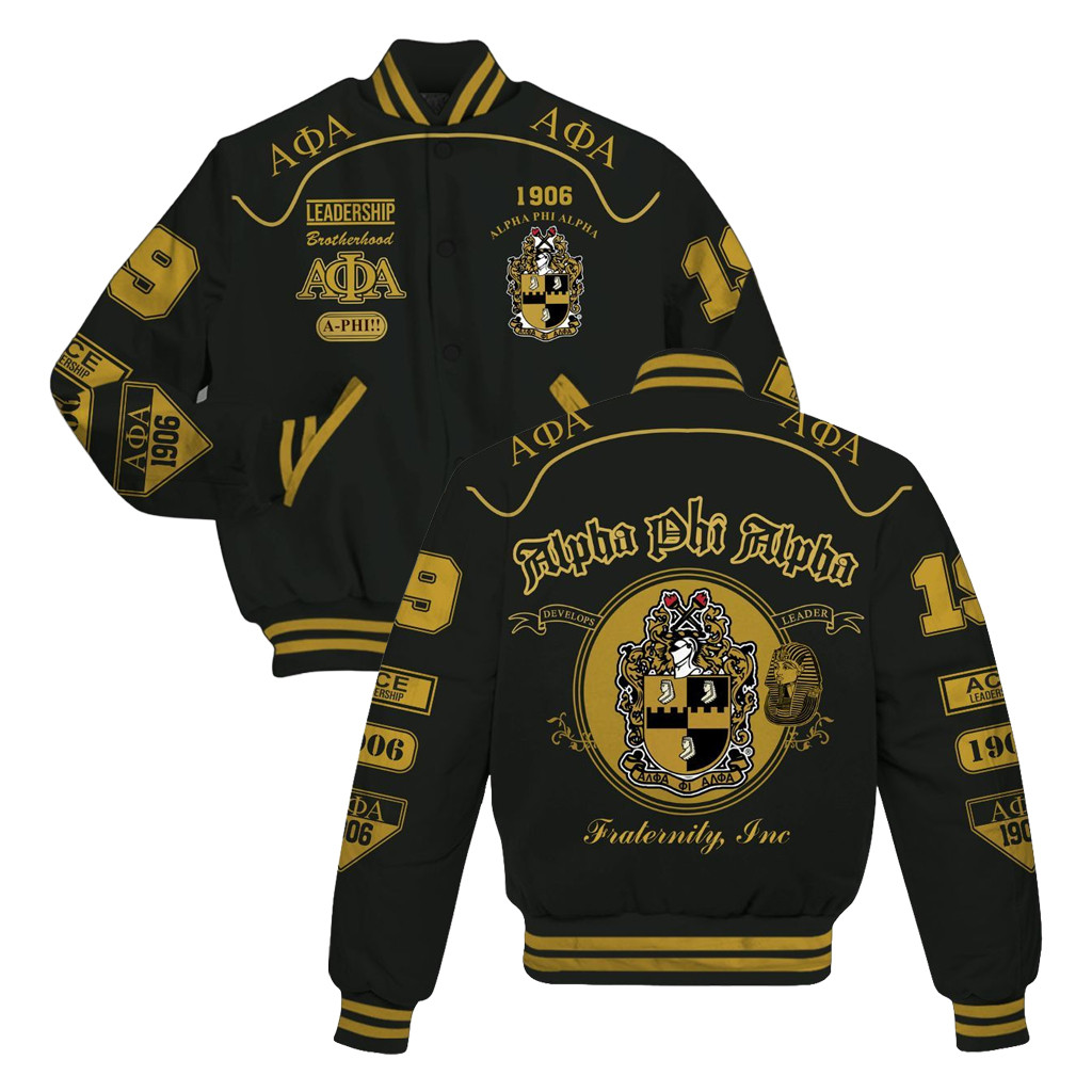 Alpha Phi Alpha Fraternity INC 1906 Jacket Black Alpha Phi Alpha Merch Best Gifts For Son - Kdjoy