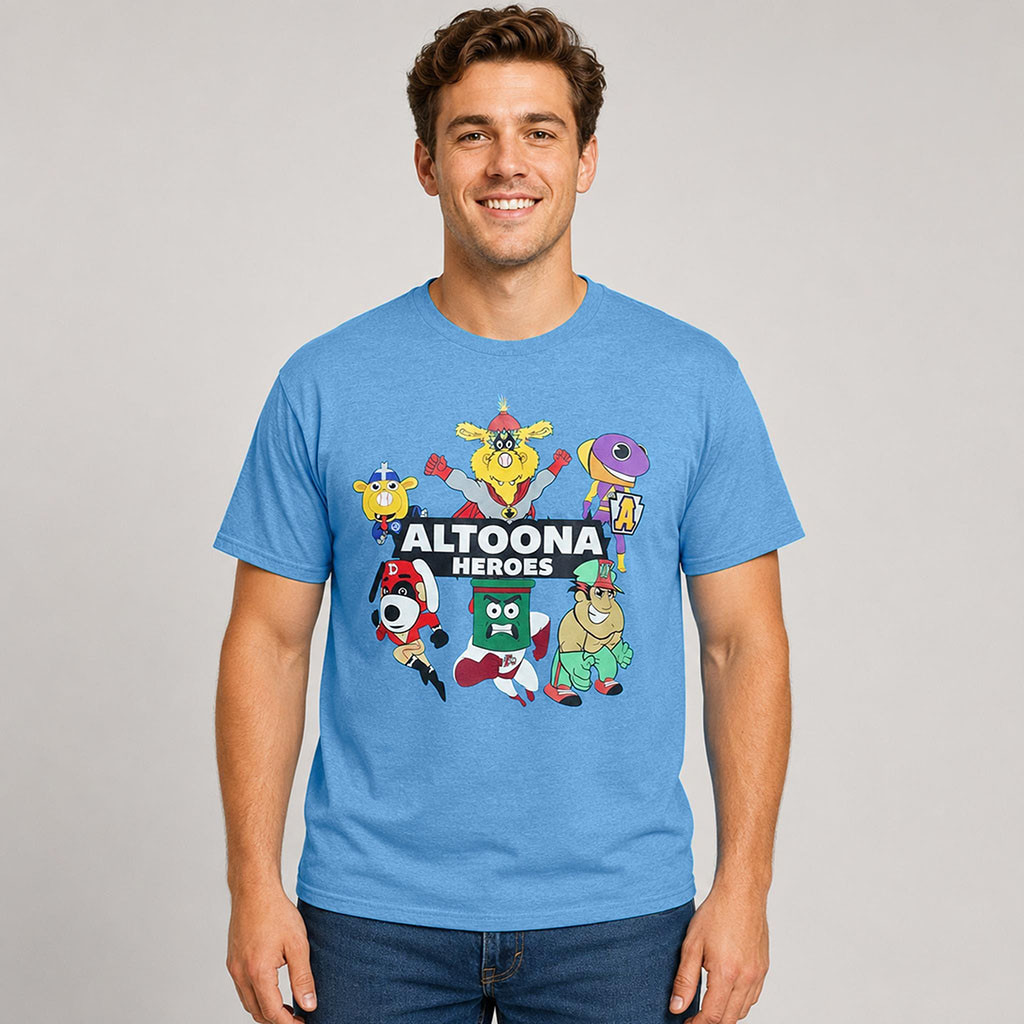 Altoona Curve Mascot Superhero Shirt 2026 Altoona Heroes T-Shirt Gift For Brothers - Kdjoy