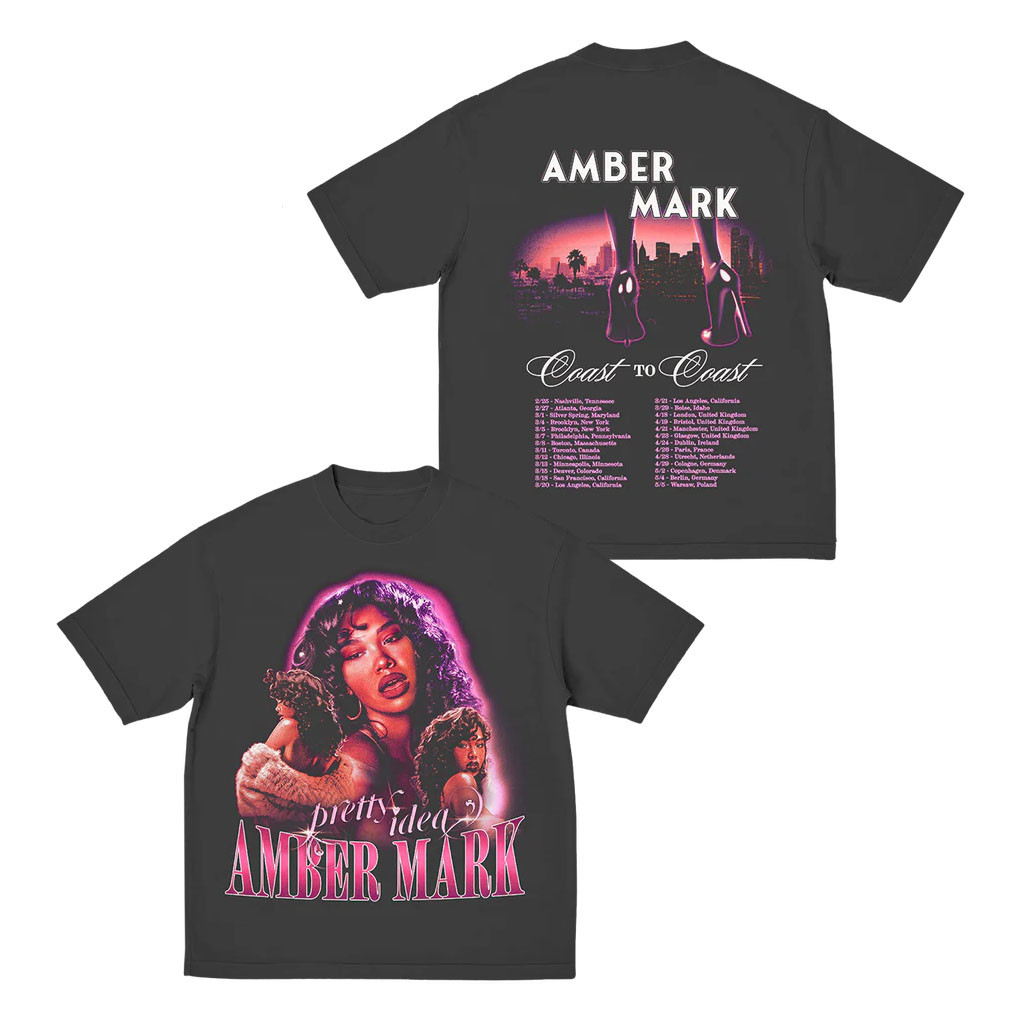 Amber Mark Merch 2026 Bootleg Tour T-Shirt Pretty Ideas Shirt Amber Mark Tour Merch - Kdjoy