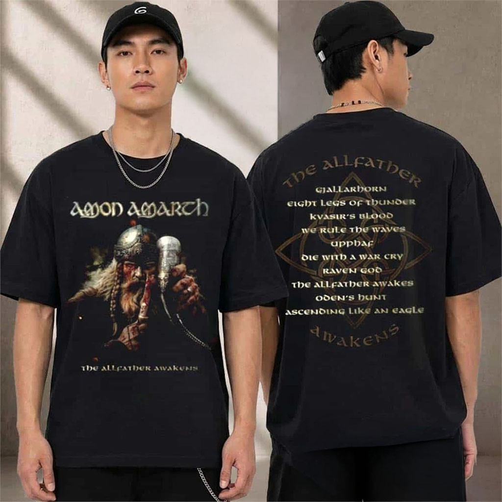 Amon Amarth The Allfather Awakens 2026 T-Shirt For Album Shirt Amon Amarth Merch Fan Gifts - Kdjoy