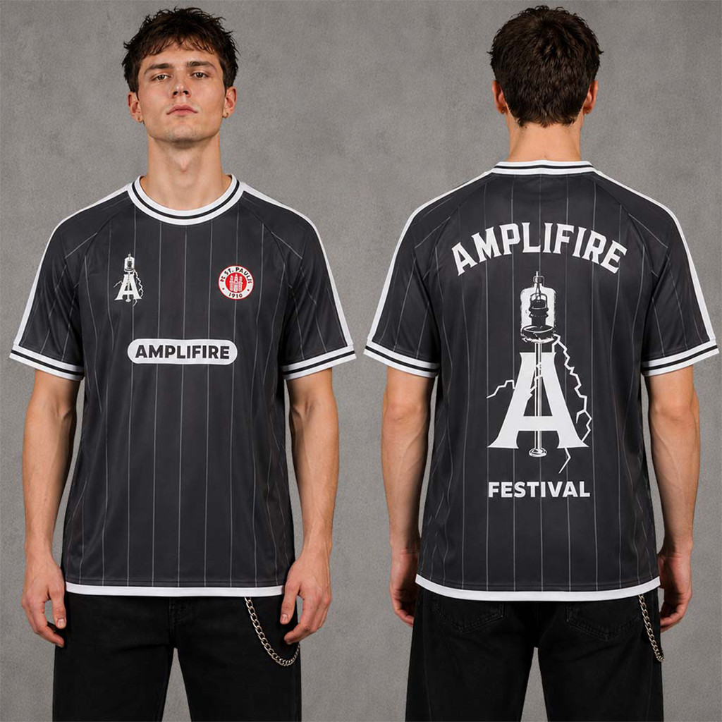 Amplifire Festival X FC St Pauli 2026 Amplifire Trikot Soccer Jersey Amplifire Festival Merch - Kdjoy