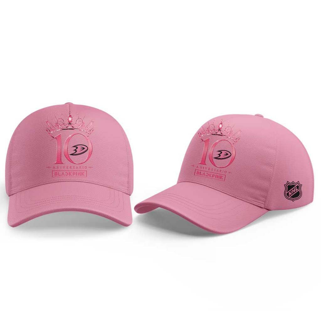 Anaheim Ducks X BLACKPINK 10th Anniversary 2026 Hat Anaheim Ducks Merch Gift For Hockey Fan - Kdjoy