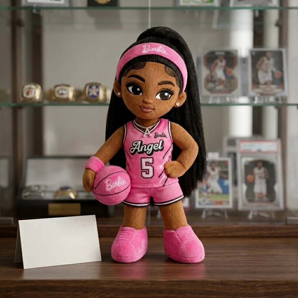 Angel Reese Atlanta Dream Barbie Aesthetic Plush Pillow Atlanta Dream Merch Sofa Decor - Kdjoy Angel Reese Atlanta Dream Barbie Aesthetic Plush Pillow Atlanta Dream Merch Sofa Decor - Kdjoy