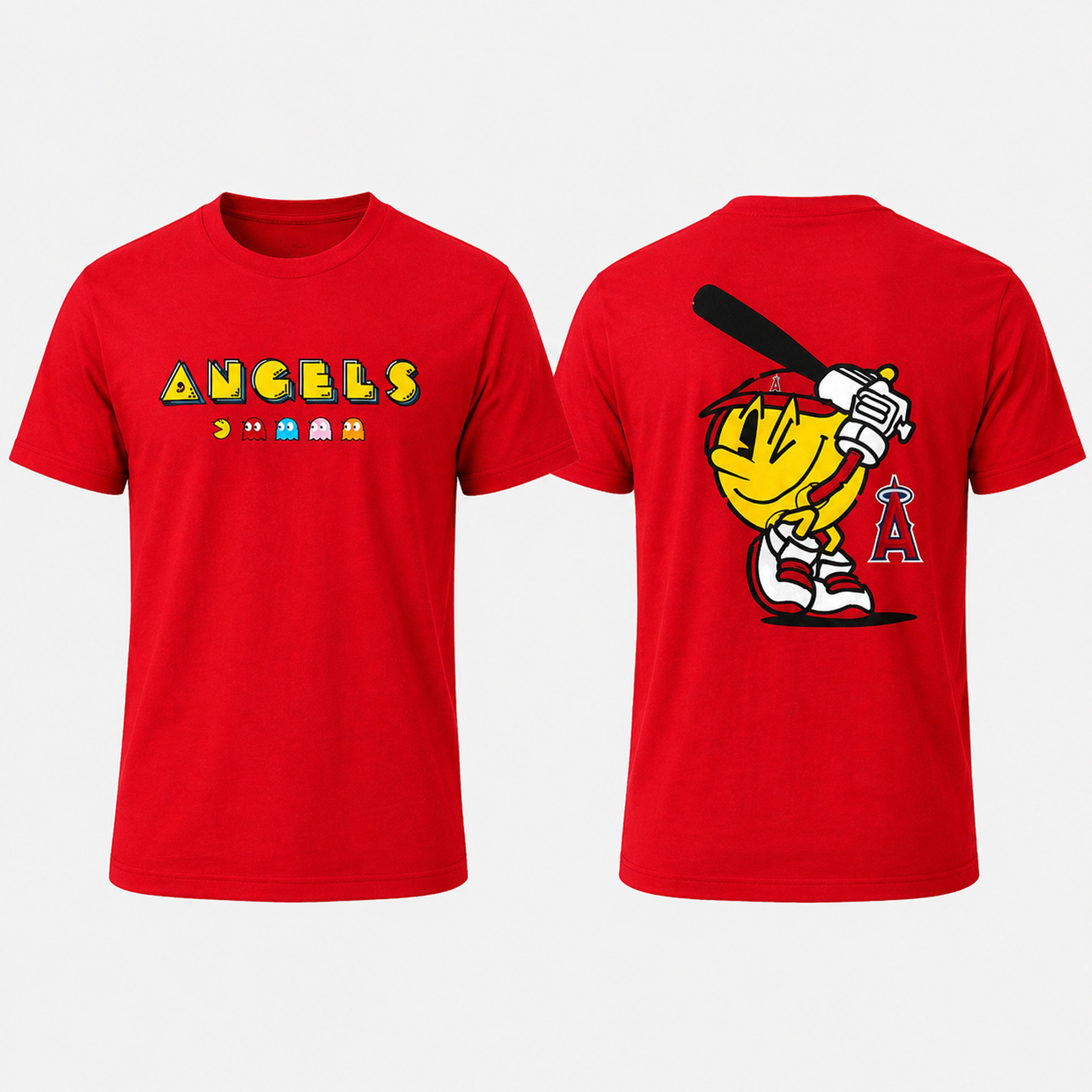 Angels X Pac-man Shirt 2026 LA Angels Merch Unique Gifts For Baseball Fans - Kdjoy