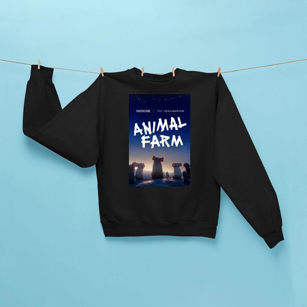 Animal Farm Movie Sweatshirt Black Animal Farm Merch Gifts For Movie Fans - Kdjoy