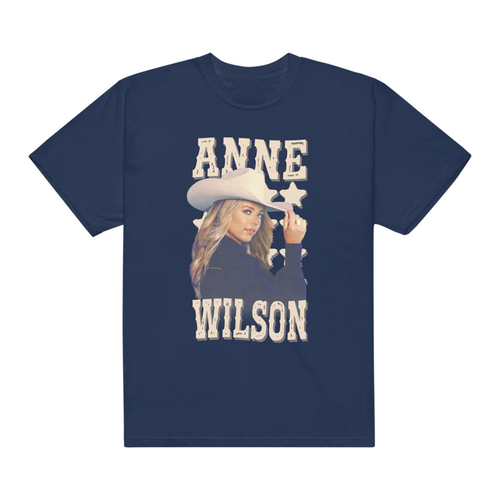 Anne Wilson Merch 2026 Blue Hour Portrait T-Shirt Unique Gifts For Music Lovers - Kdjoy Anne Wilson Merch 2026 Blue Hour Portrait T-Shirt Unique Gifts For Music Lovers - Kdjoy