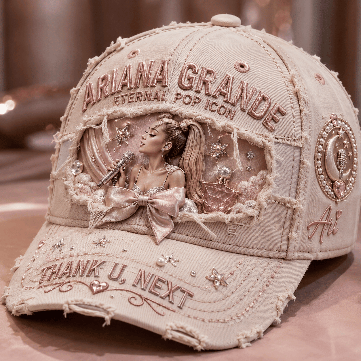 Ariana Grande Eternal Pop Icon Hat Ariana Grande Merch Thank U Next Cap Gifts For Fans - Kdjoy Ariana Grande Eternal Pop Icon Hat Ariana Grande Merch Thank U Next Cap Gifts For Fans - Kdjoy