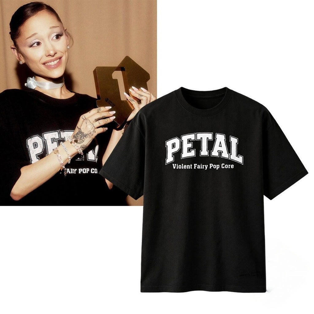 Ariana Grande Merch 2026 Ariana Petal Violent Fairy Pop Core T-Shirt Gift For Music Lovers