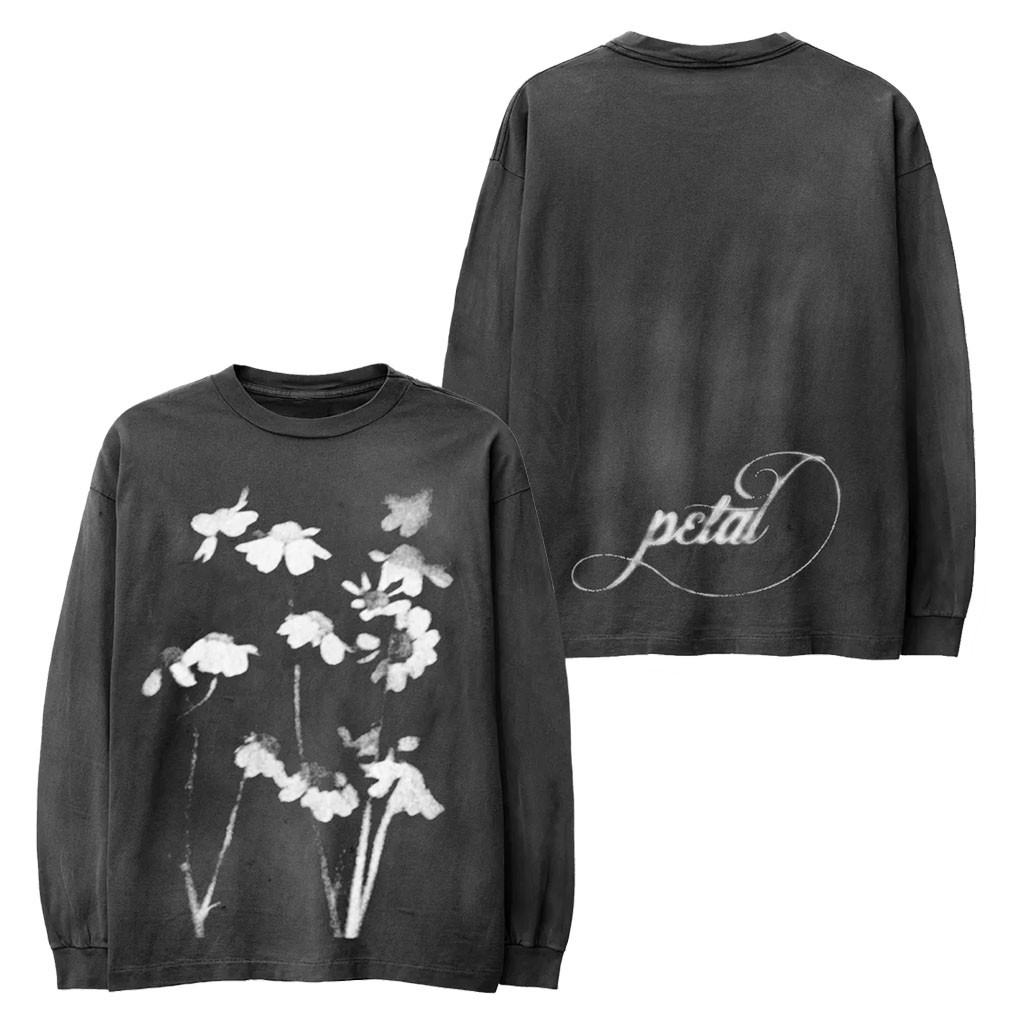 Ariana Grande Merch 2026 Petal Blurred Flowers Long Sleeve Shirt Petal Merch Gift For Music Fan