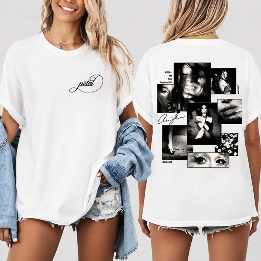 Ariana Grande Petal In The Pavement T-Shirt 2026 Ariana Grande Petal Merch Music Fan Gifts - Kdjoy Ariana Grande Petal In The Pavement T-Shirt 2026 Ariana Grande Petal Merch Music Fan Gifts - Kdjoy
