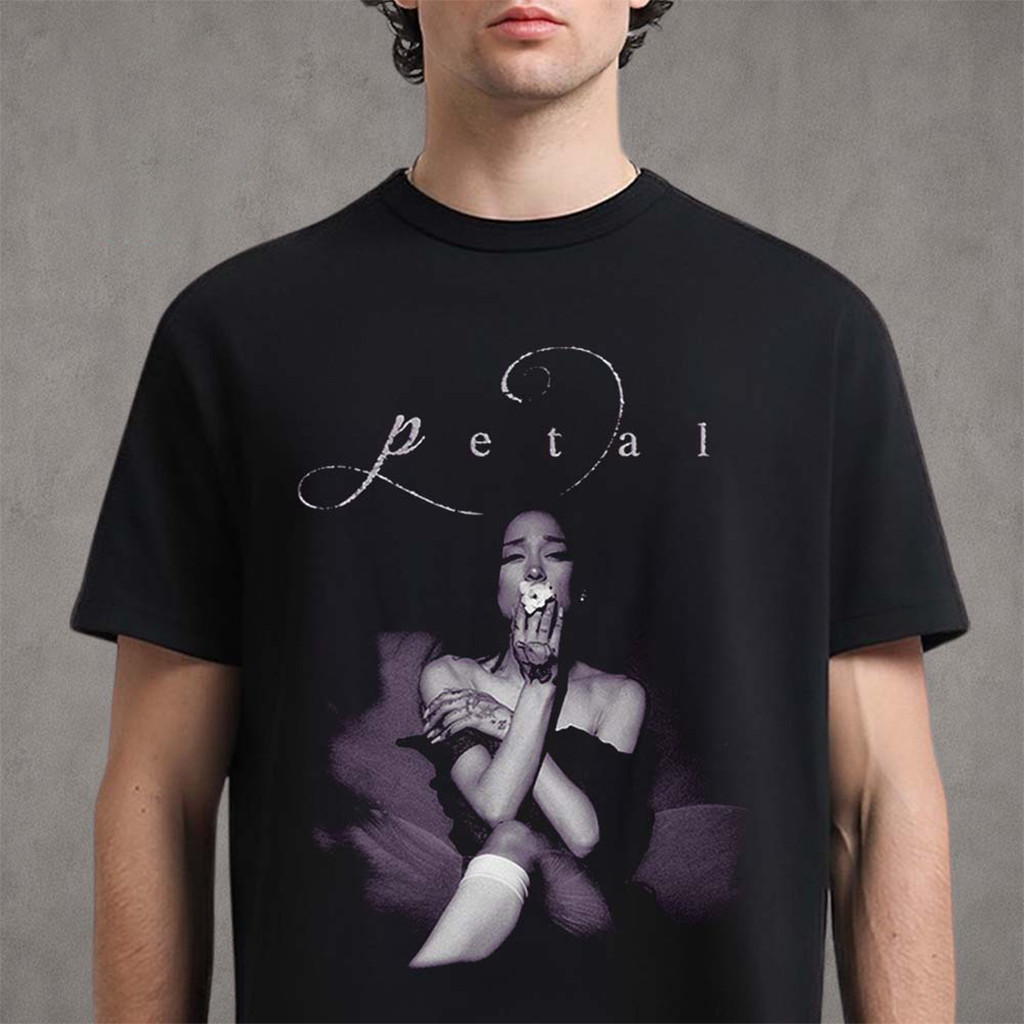 Ariana Grande Petal Script T-Shirt Ariana Grande Merch Gifts For Music Fans - Kdjoy