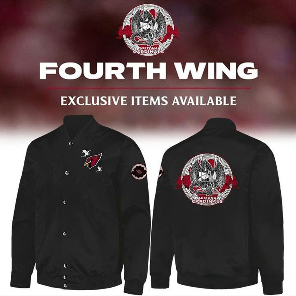 Arizona Cardinals Fourth Wing Night 2026 Jacket Arizona Cardinals Merch Gifts For Baseball Fan - Kdjoy Arizona Cardinals Fourth Wing Night 2026 Jacket Arizona Cardinals Merch Gifts For Baseball Fan - Kdjoy
