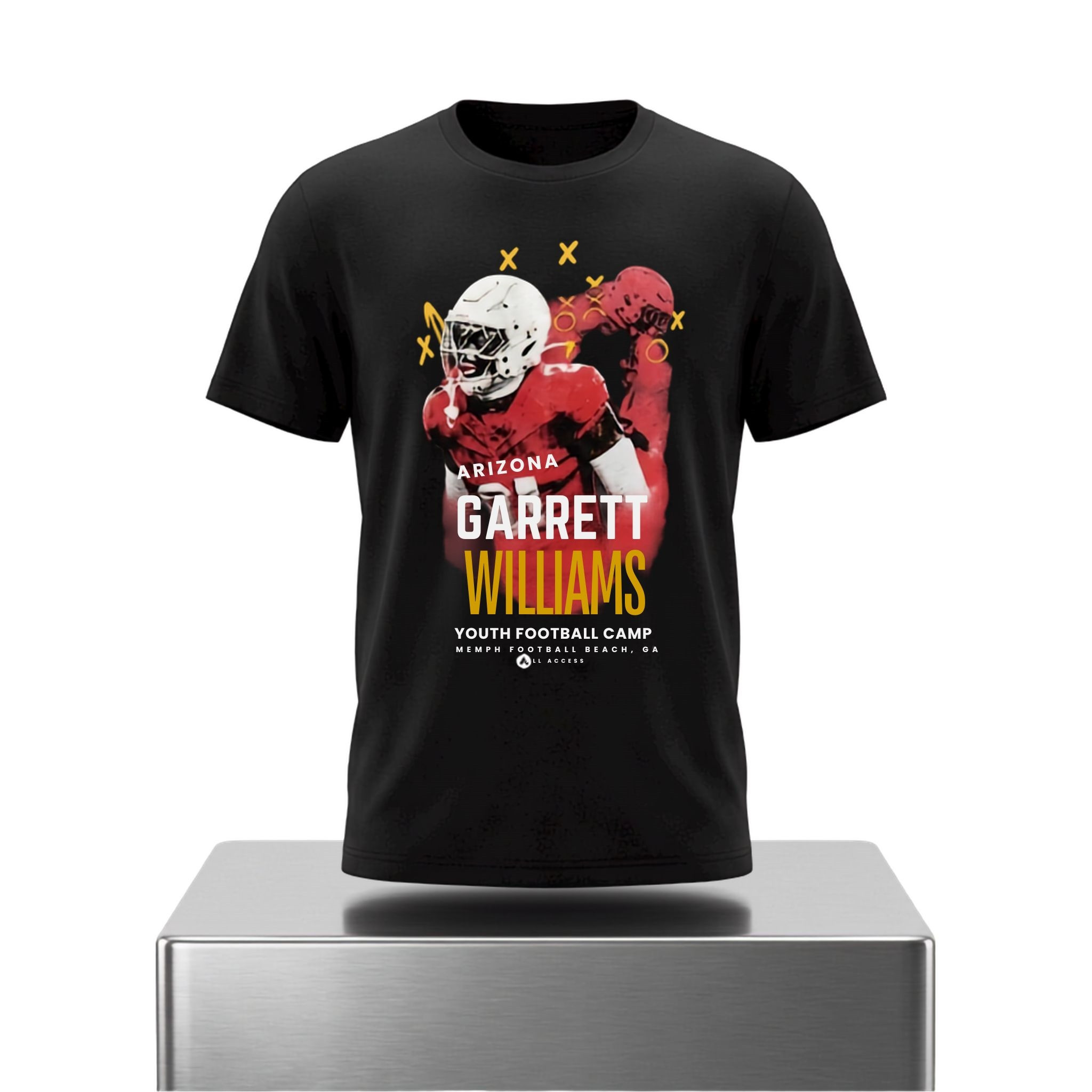 Arizona Cardinals Garrett Williams 2026 Youth Football Camp Shirt Arizona Cardinals Merch - Kdjoy