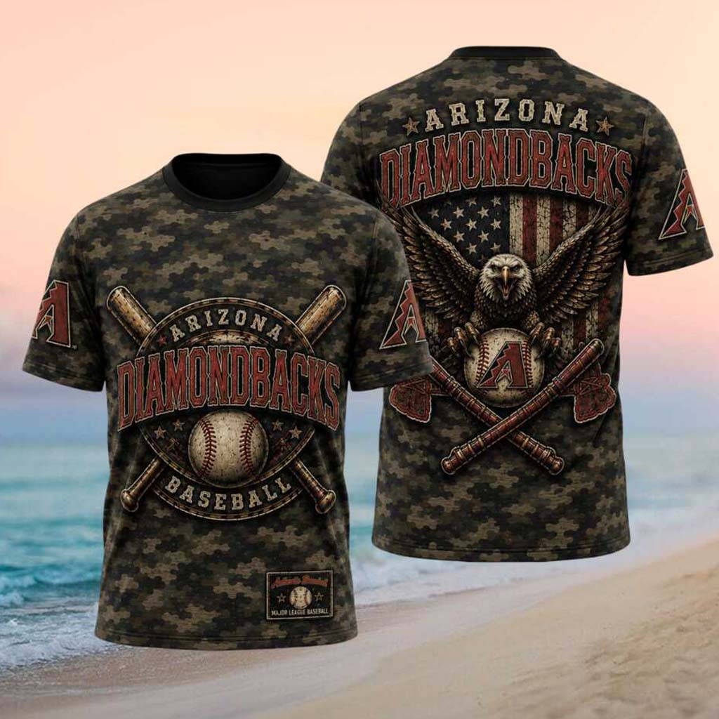 Arizona Diamondbacks Eagle American Flag Camo Baseball Shirt Diamondbacks Merch Fan Gifts Arizona Diamondbacks Eagle American Flag Camo Baseball Shirt Diamondbacks Merch Fan Gifts