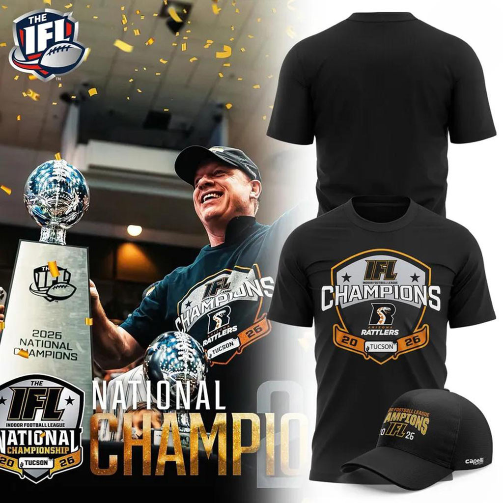 Arizona Rattlers 2026 IFL National Champions T-Shirt Arizona Rattlers Merch Football Fan Gifts - Kdjoy Arizona Rattlers 2026 IFL National Champions T-Shirt Arizona Rattlers Merch Football Fan Gifts - Kdjoy