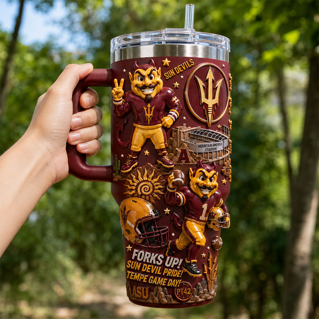 Arizona State Sun Devils Merch Forks Up Sun Devil Pride Tempe Game Day Tumbler Fan Gifts - Kdjoy Arizona State Sun Devils Merch Forks Up Sun Devil Pride Tempe Game Day Tumbler Fan Gifts - Kdjoy