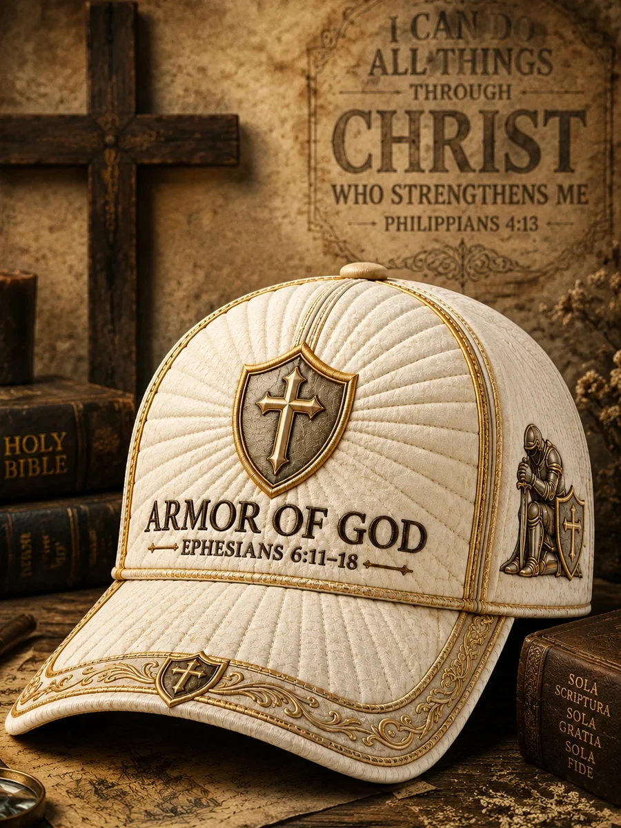 Armor Of God Ephesians 6 11 Baseball Cap Christian Merch Best Gifts For Fans - Kdjoy