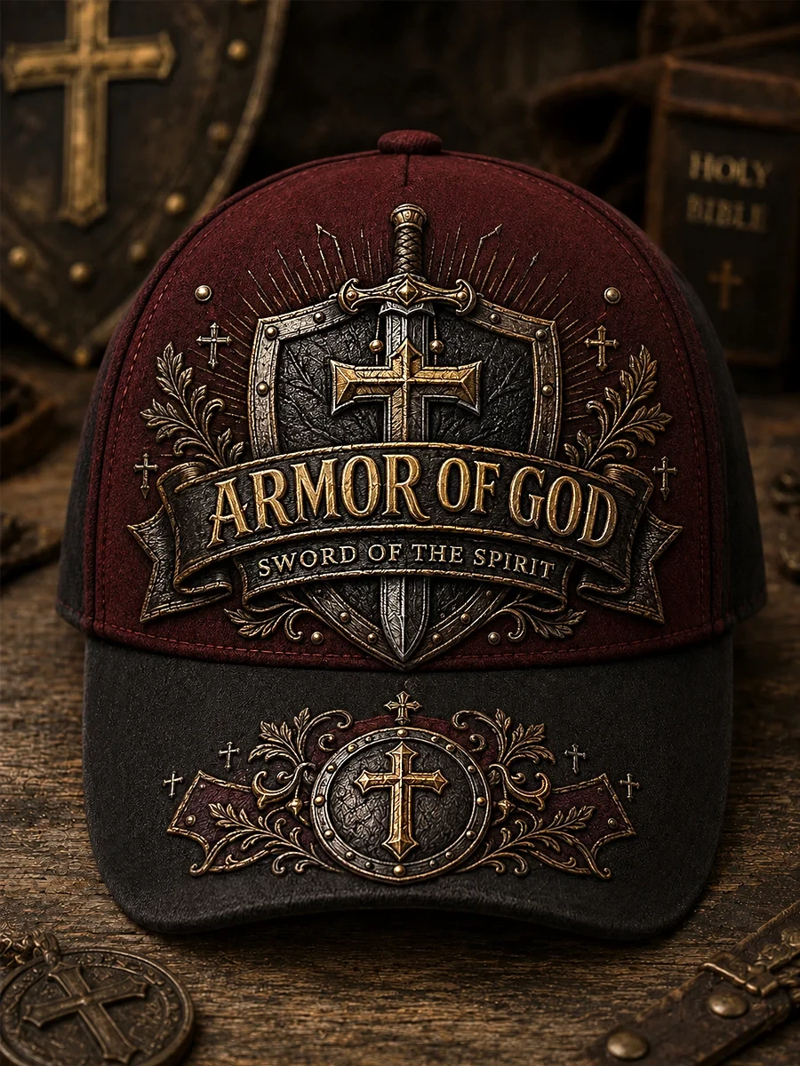 Armor Of God Sword Of The Spirit Hat Christian Faith Merch Gift For Him - Kdjoy Armor Of God Sword Of The Spirit Hat Christian Faith Merch Gift For Him - Kdjoy